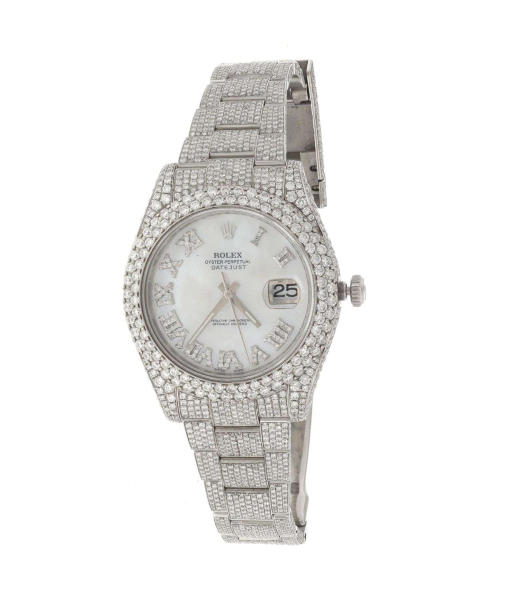 Stainless steel Rolex DateJust automatic watch