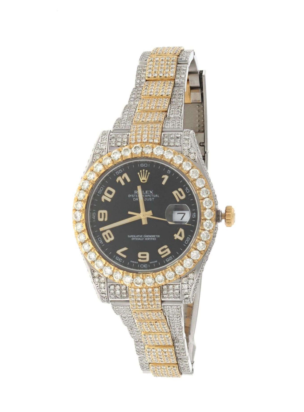 Rolex Date Just II 41mm w Diamonds