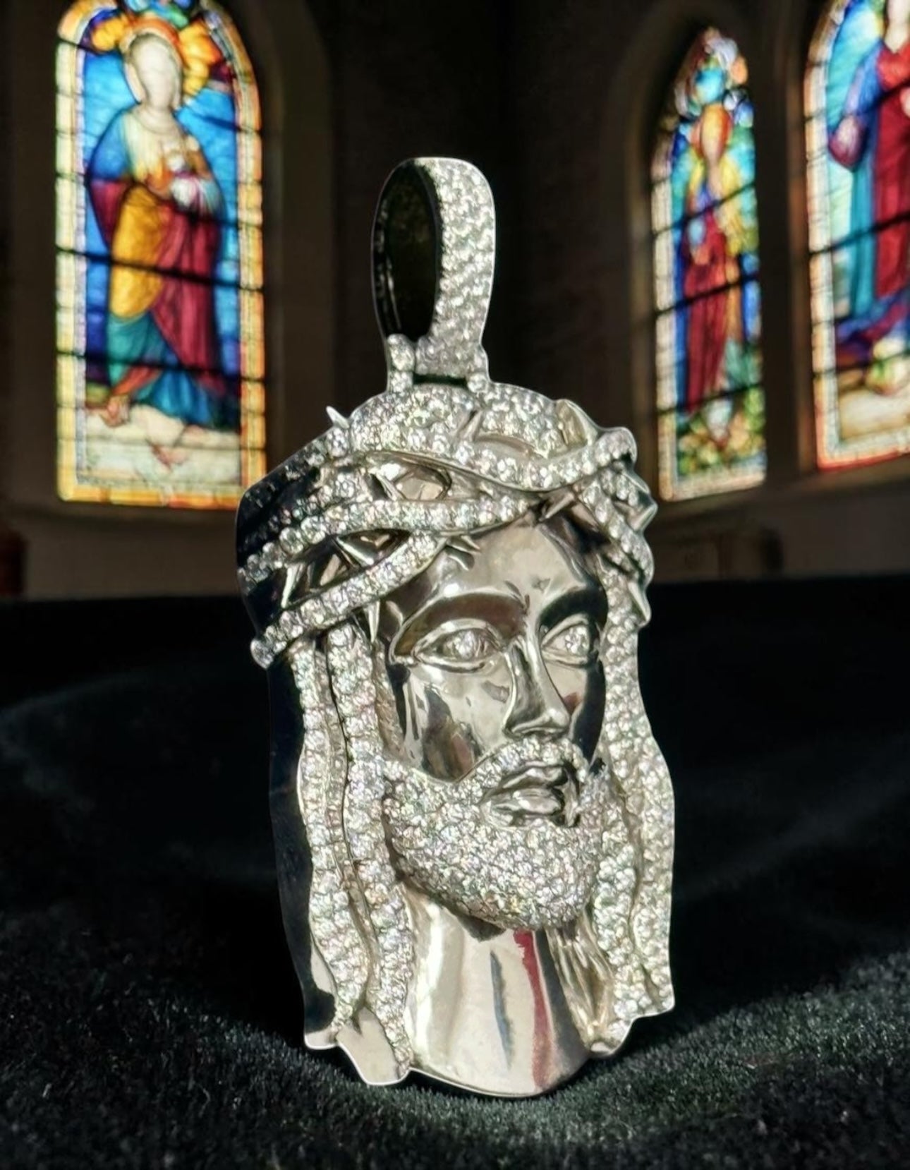 Exclusive 1-of-1 Lazo The Jeweller Jesus Pendant - Gold & Diamond Masterpiece