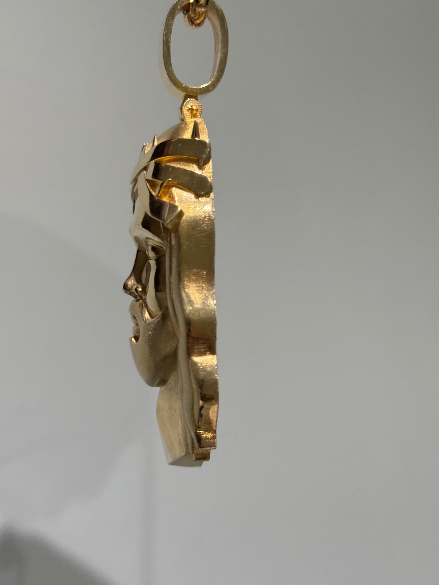 Exclusive Semi-Solid Gold Lazo Jesus Pendant - Crafted by Lazo The Jeweller