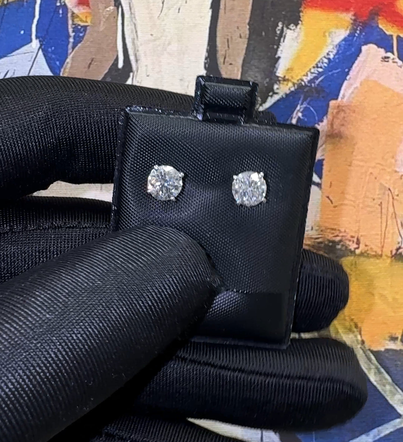 Exquisite 2.01 Carat Total Weight Natural Diamond Studs β Set in 14K White Gold