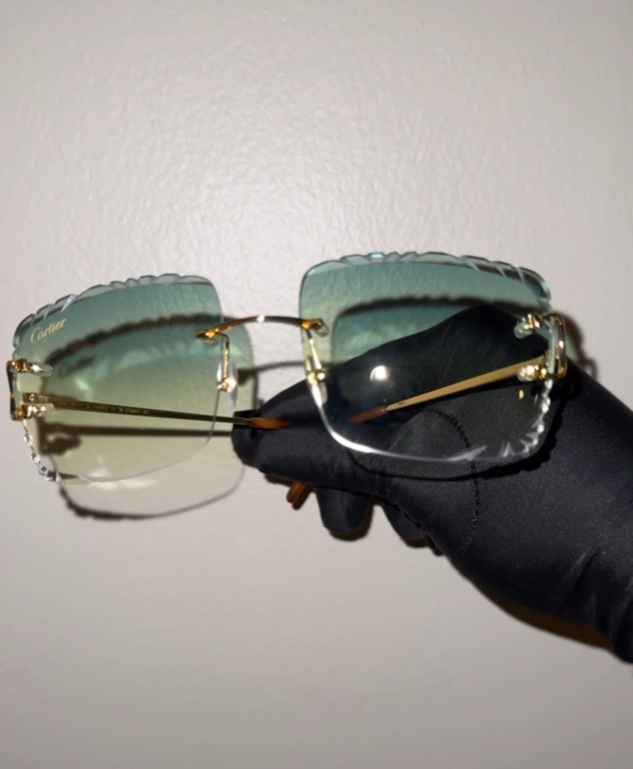 Gold & Silver Cartier glasses w Cartier lens