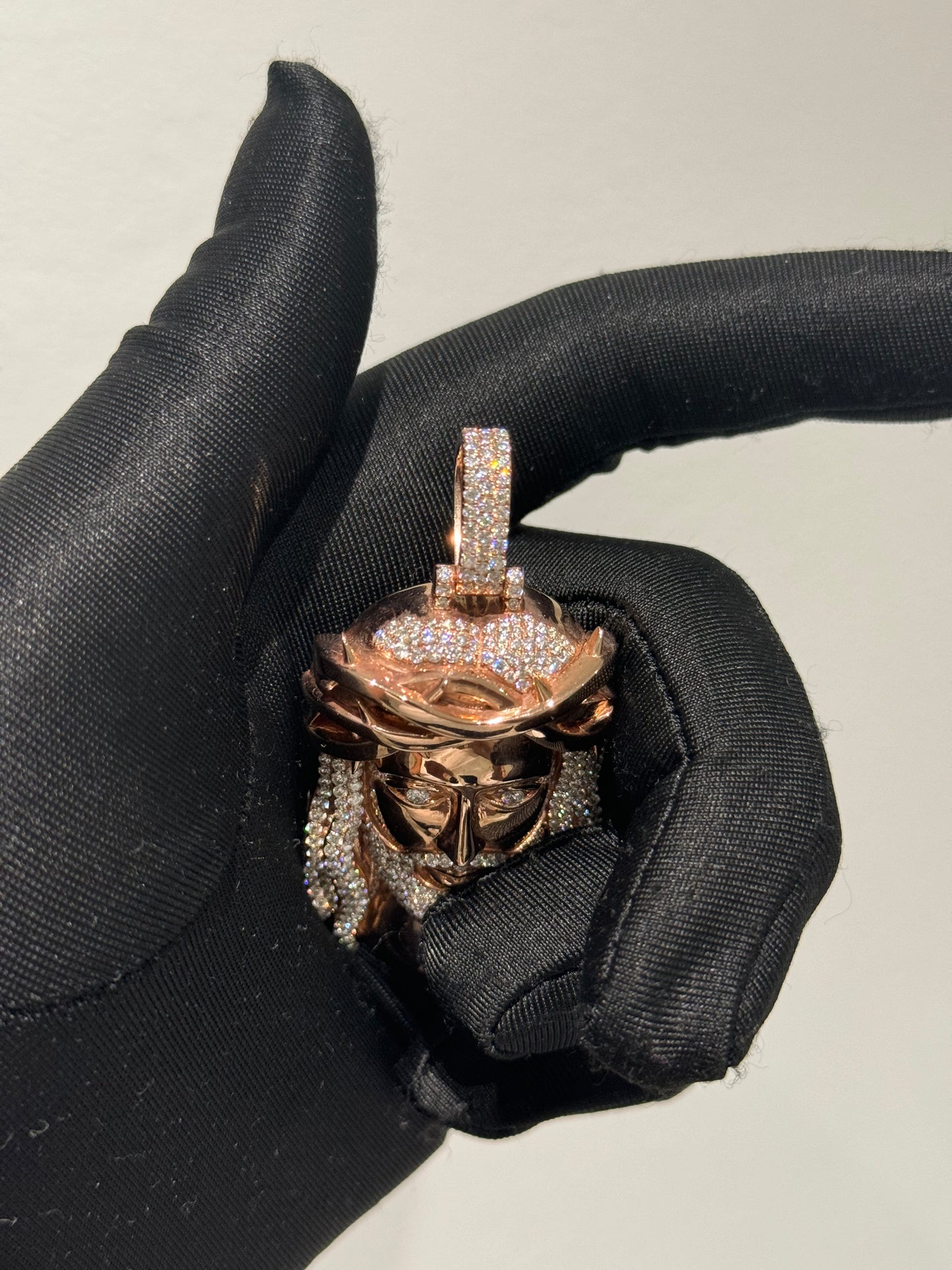 Exclusive 1-of-1 Lazo The Jeweller Jesus Pendant - Gold & Diamond Masterpiece