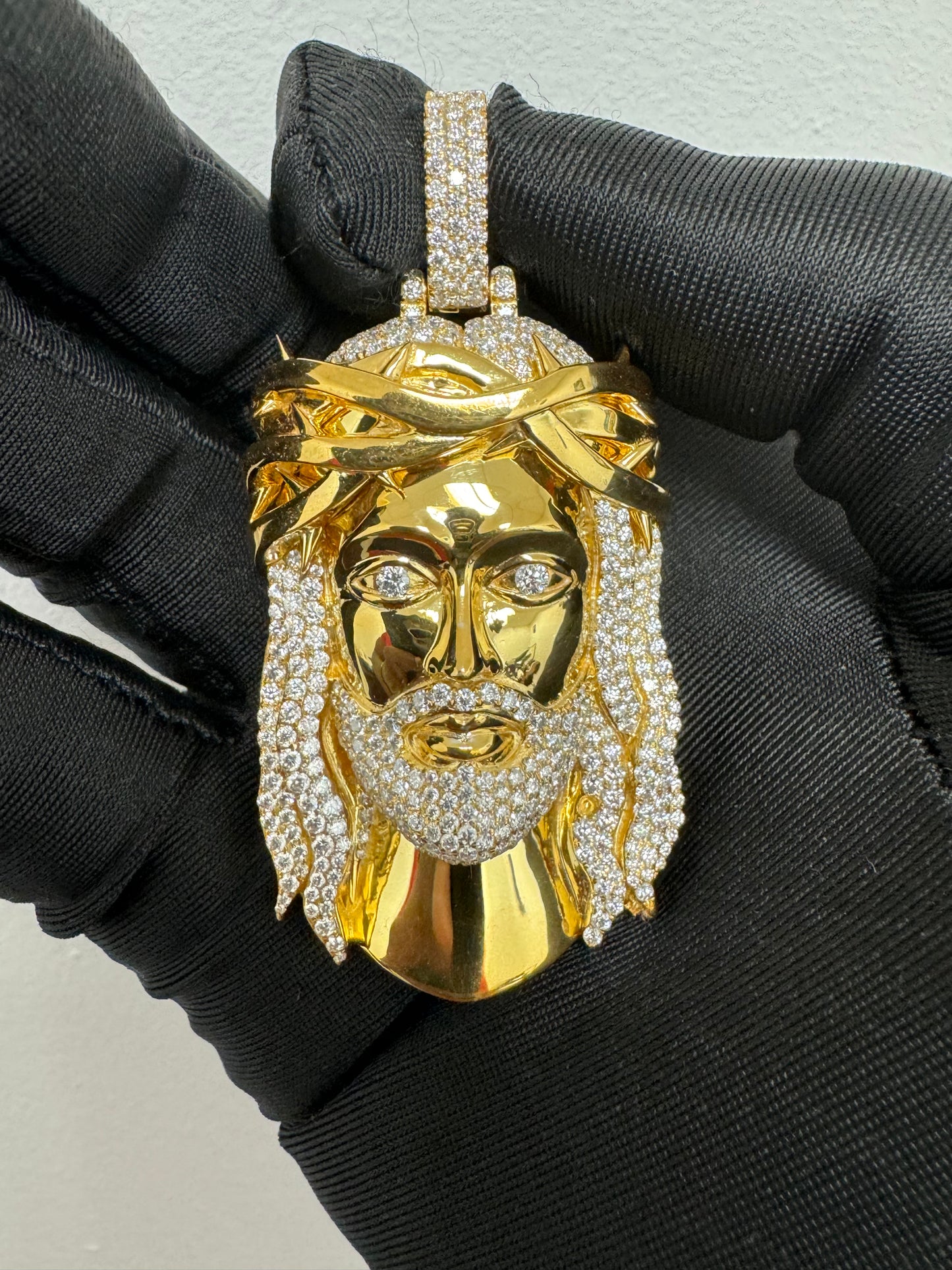 Exclusive 1-of-1 Lazo The Jeweller Jesus Pendant - Gold & Diamond Masterpiece