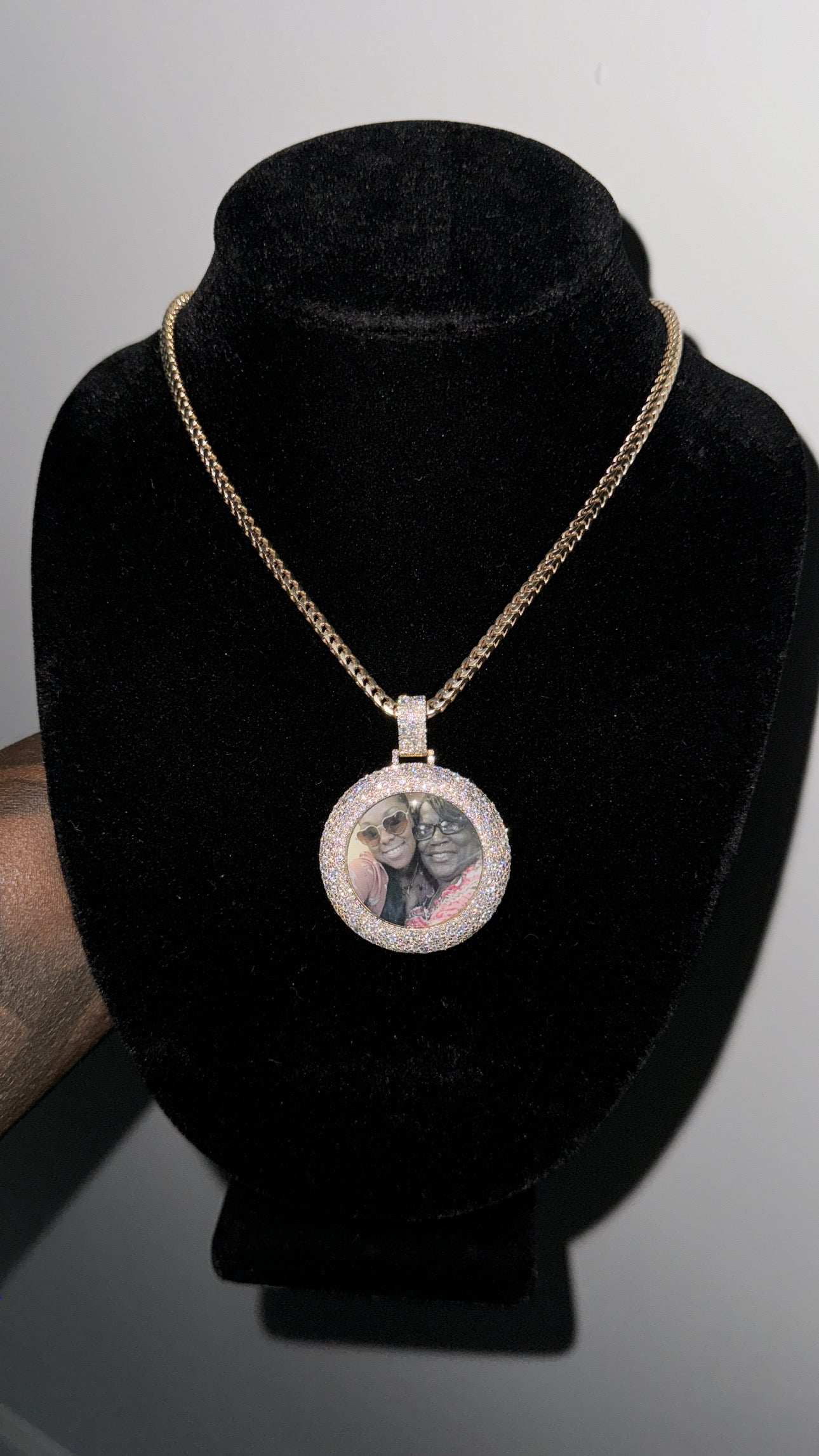 Lazo Mosaic Set Picture Memory Pendant