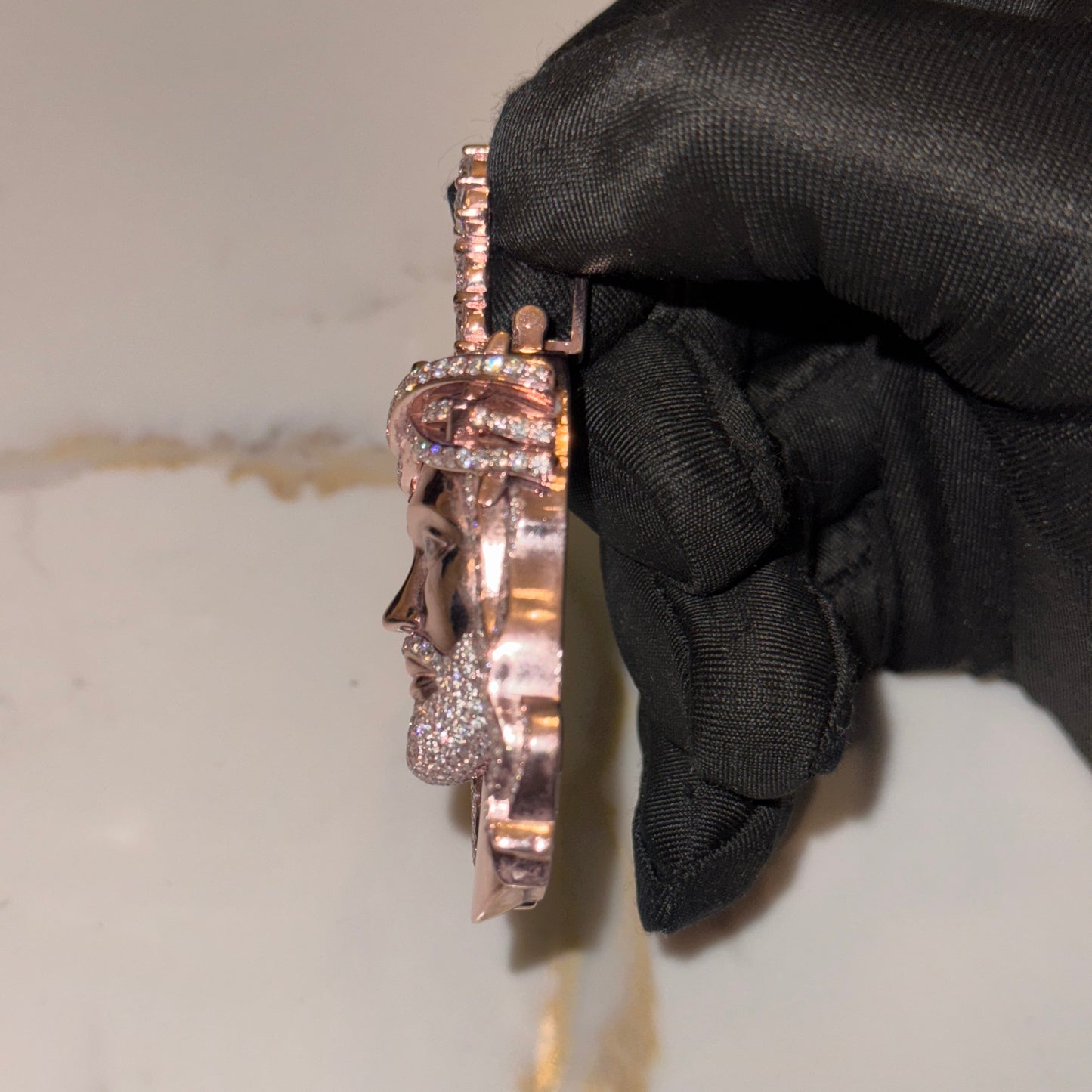 Super Exclusive 1-of-1 Lazo The Jeweller Super Jesus Pendant – Gold & Diamond Masterpiece