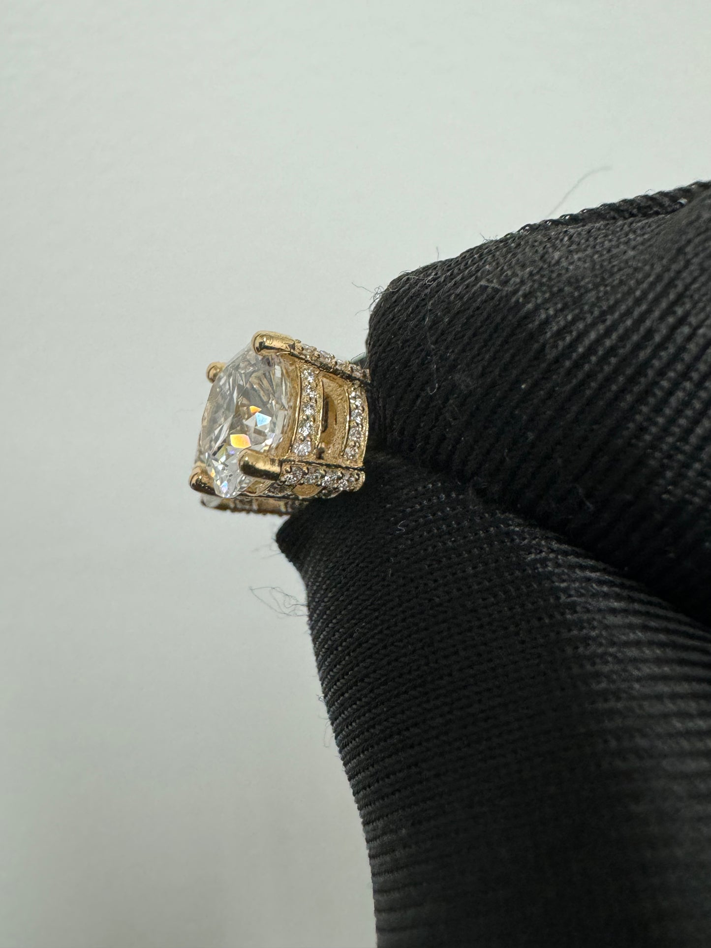 Lazo Exclusive Handcrafted 4-Carat Natural Diamond 14k Gold Earrings – Truly One of a Kind