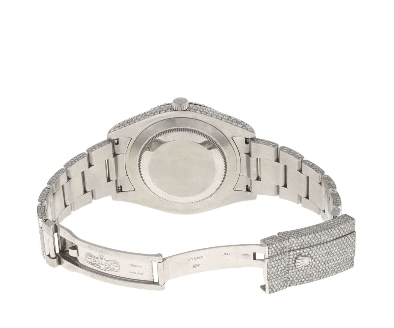 Rolex Datejust 41mm - Red Wine Iced Out Watch