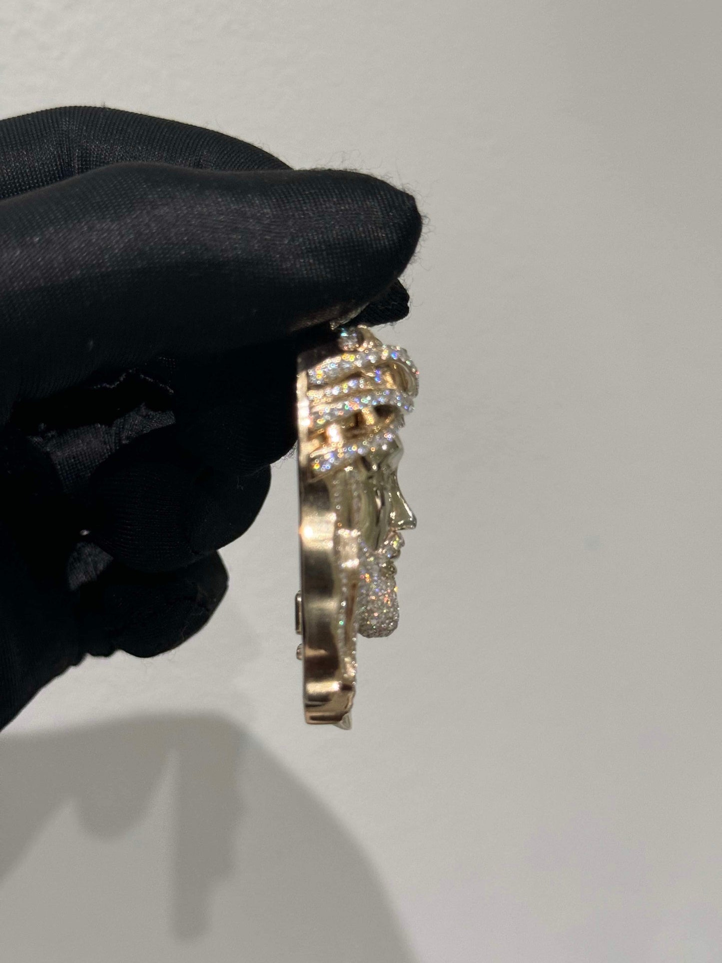 Exclusive 1-of-1 Lazo The Jeweller Jesus Pendant - Gold & Diamond Masterpiece