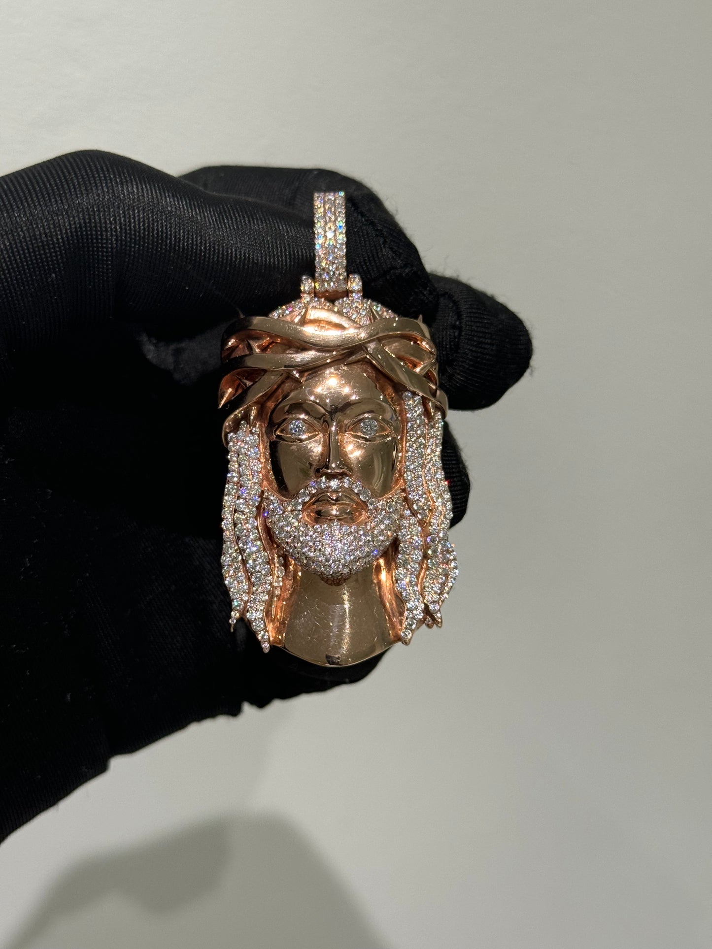 Exclusive 1-of-1 Lazo The Jeweller Jesus Pendant - Gold & Diamond Masterpiece