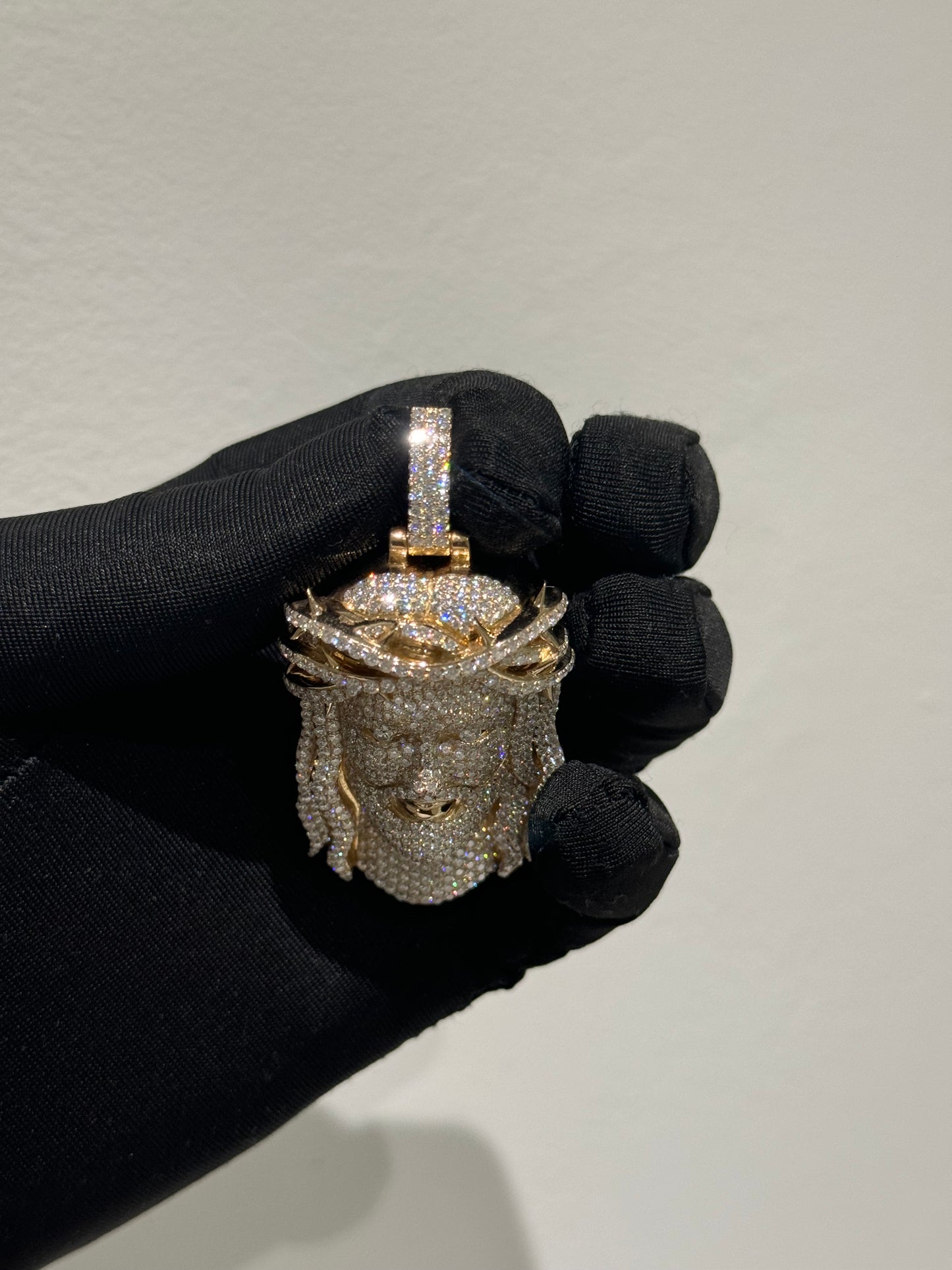 Exclusive 1-of-1 Lazo The Jeweller Jesus Pendant - Gold & Diamond Masterpiece