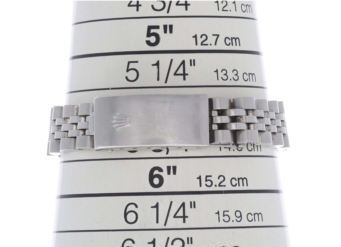 ROLEX 26MM Stainless Steel Rolex DateJust w Diamond Bezel