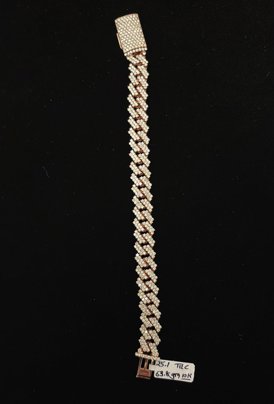 Diamond Cuban Link Bracelet 8mm