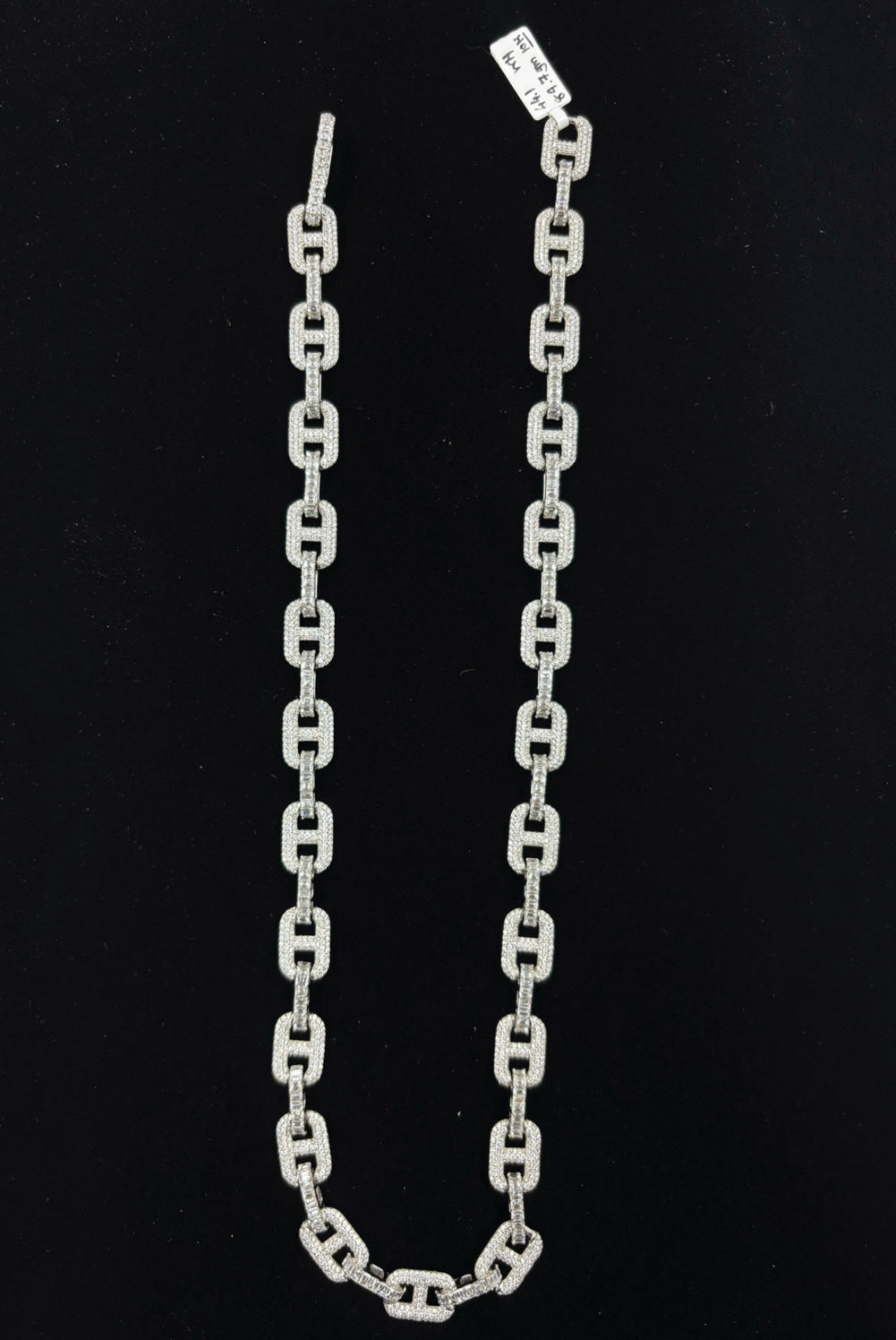 22.5” Diamond Gucci Link Chain – 89g Yellow Gold & 11.71CT Round Diamonds