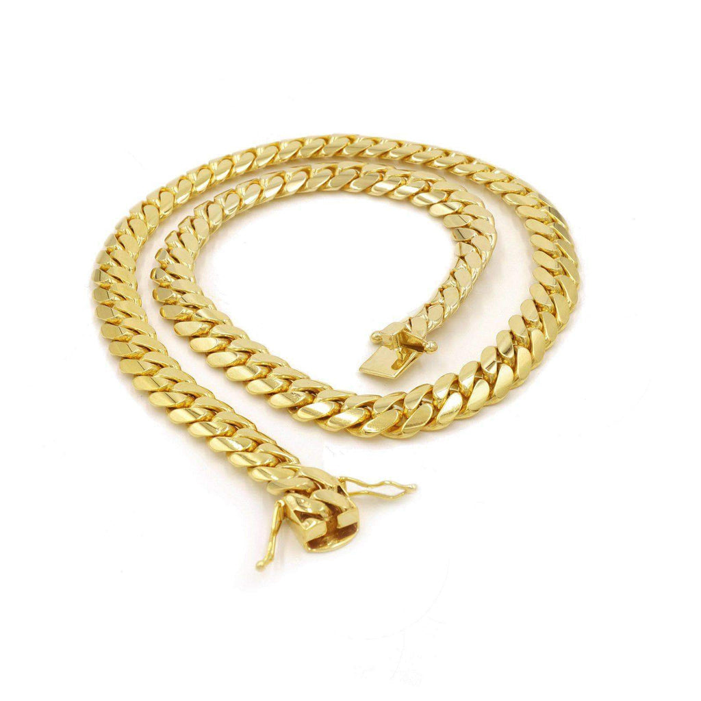 Handmade Miami Cuban Link Chains In 10 & 14k Solid