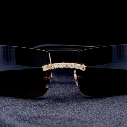 White & Gold Cartier Buffs with 5.9g Gold & 4.16CT VS Diamonds