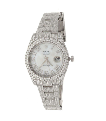 Stainless steel Rolex DateJust automatic watch