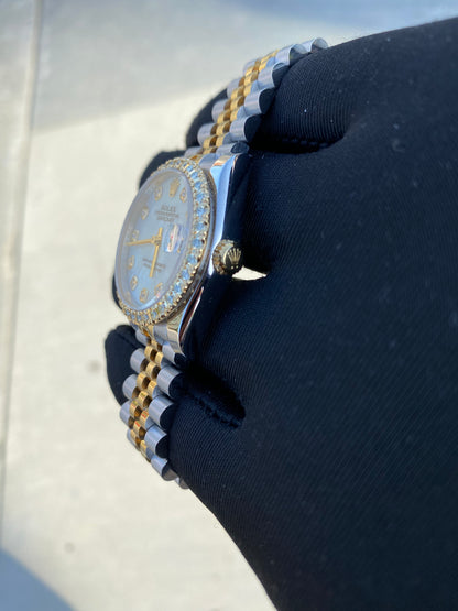 Rolex Datejust 31mm Diamond MOP | Ref. 178383 | Diamond Bezel with Box