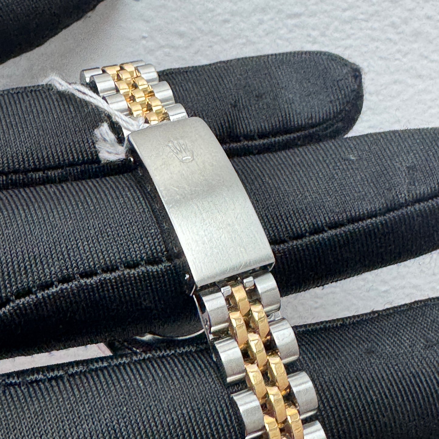 Women’s Rolex 26MM Datejust Two-Tone (Stainless Steel & 18K Yellow Gold) with a factory diamond hour-marker dial