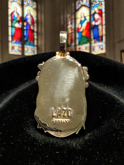 Exclusive 1-of-1 Lazo The Jeweller Jesus Pendant - Gold & Diamond Masterpiece