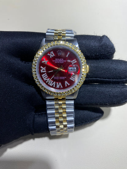 Rolex 36MM Datejust Two Tone & Stainless Steel Models With Box