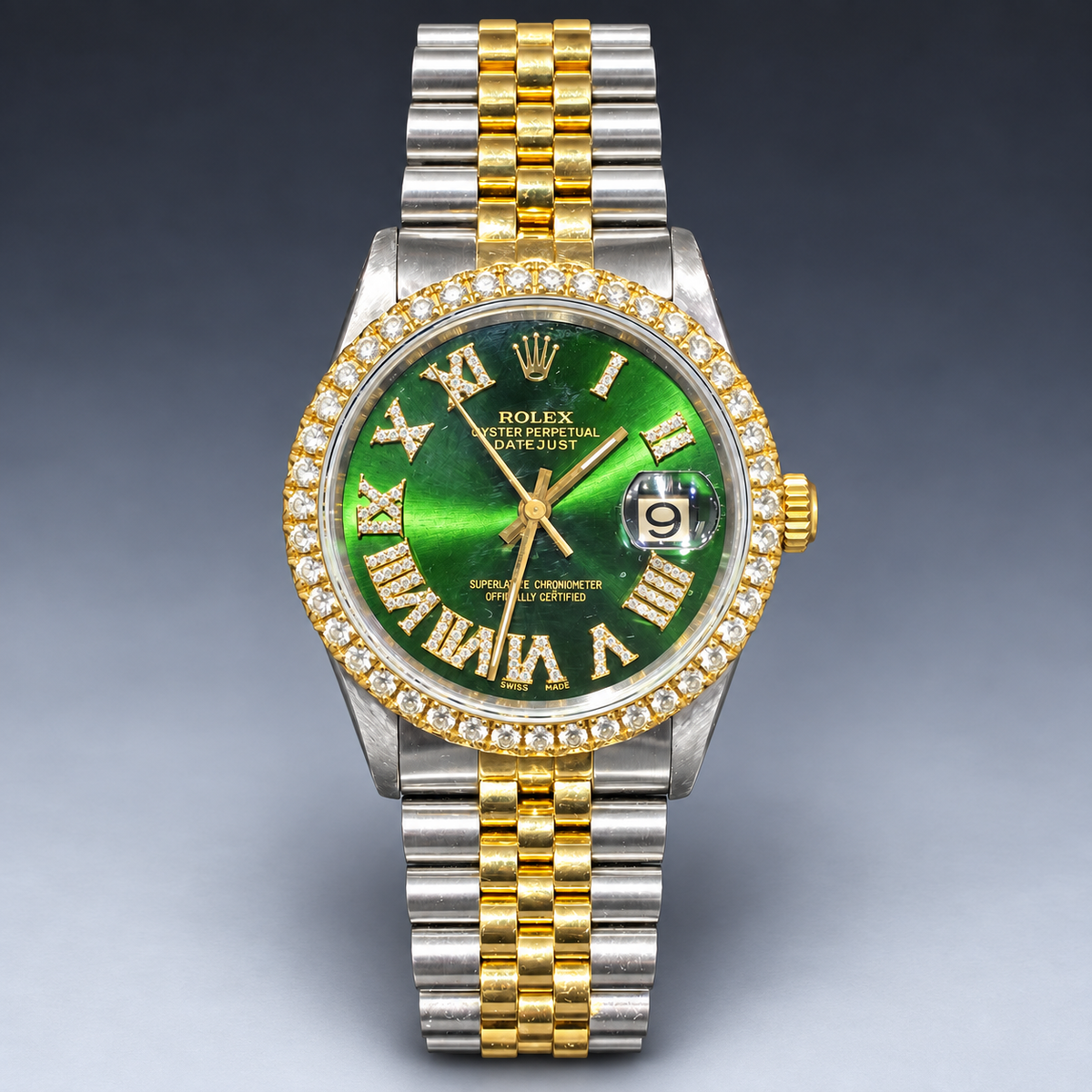 Rolex 36MM Datejust Two Tone & Stainless Steel Models With Box