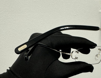 Gold & Silver Cartier glasses w Cartier lens