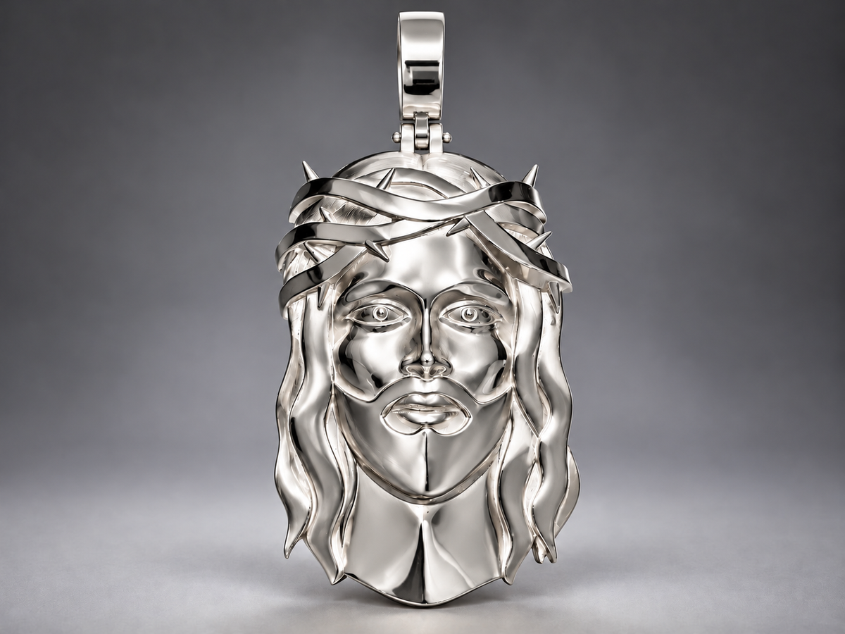 Gold Lazo Jesus Pendant - Designed by Lazo The Jeweller