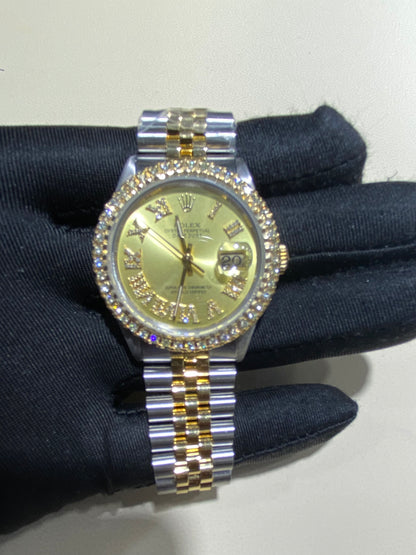Rolex 36MM Datejust Two Tone & Stainless Steel Models With Box