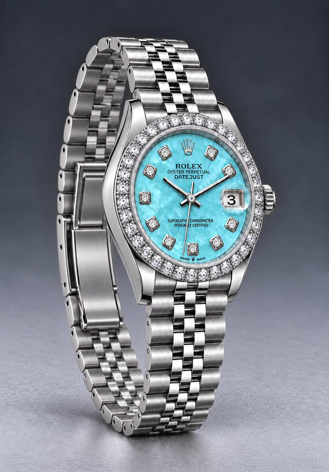 Rolex 26mm Datejust Stainless Steel Women’s Watch – Custom Dial Colors