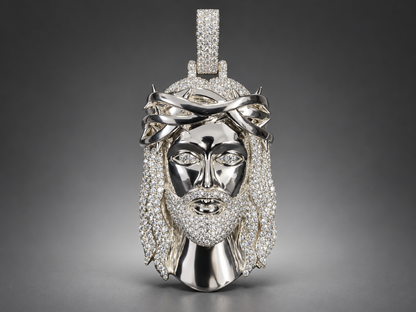 Lazo The Jeweller Jesus Pendant - Gold & Diamond Masterpiece