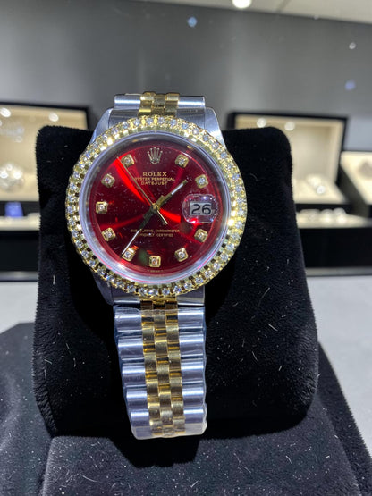 Rolex 36MM Datejust Two Tone & Stainless Steel Models With Box