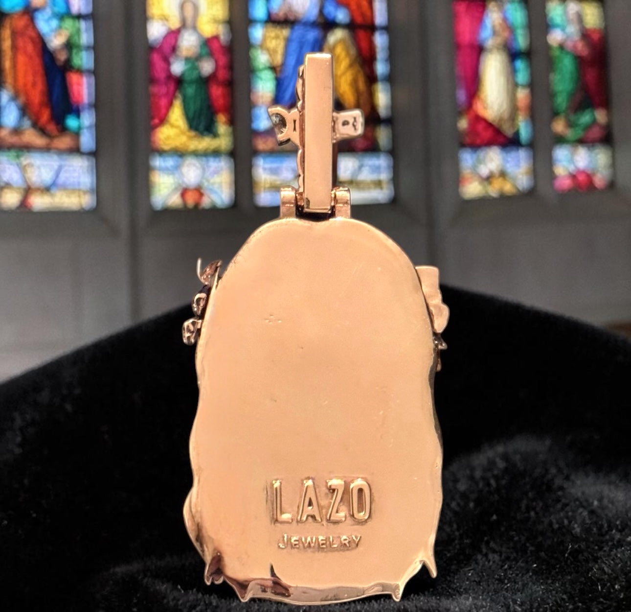 Crown Of Light 1-of-1 Lazo The Jeweller Super Jesus Pendant – Gold & Diamond Masterpiece