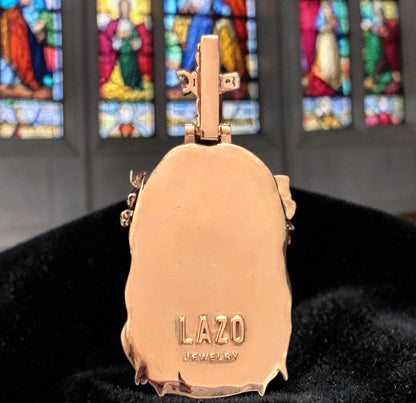 Crown Of Light 1-of-1 Lazo The Jeweller Super Jesus Pendant – Gold & Diamond Masterpiece