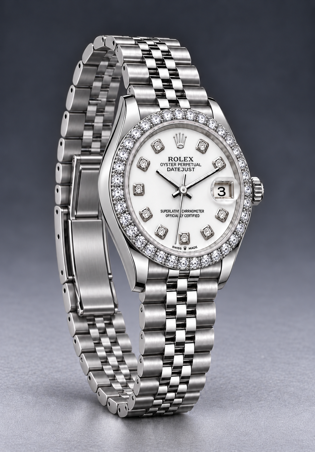 Rolex 26mm Datejust Stainless Steel Women’s Watch – Custom Dial Colors