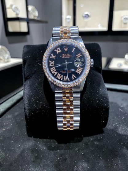 Rolex 36MM Datejust Two Tone & Stainless Steel Models With Box
