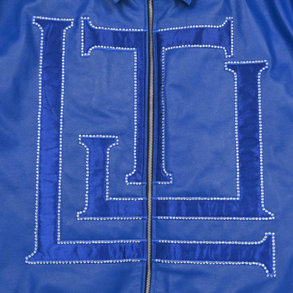 Real Diamonds Always Shine™ Luxury Leather Jacket Limited Edition