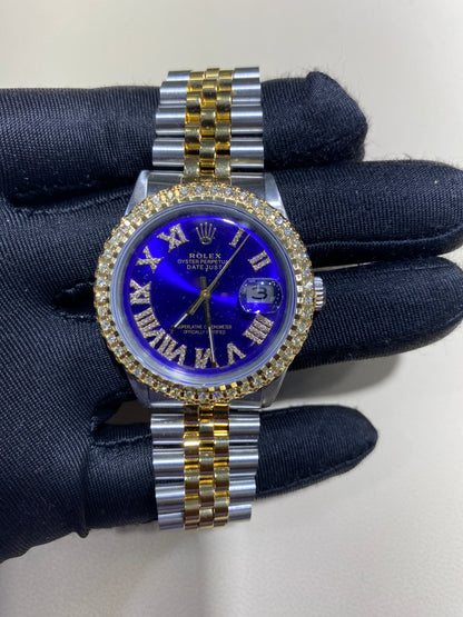 Rolex 36MM Datejust Two Tone & Stainless Steel Models With Box