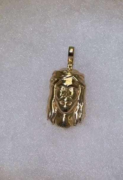 Semi Solid Gold Lazo Jesus Pendant - Designed by Lazo The Jeweller