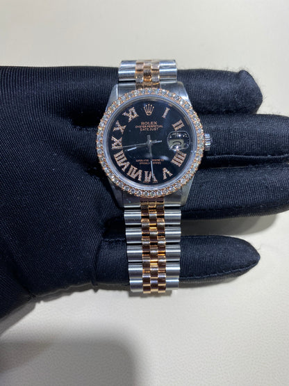 Rolex 36MM Datejust Two Tone & Stainless Steel Models With Box