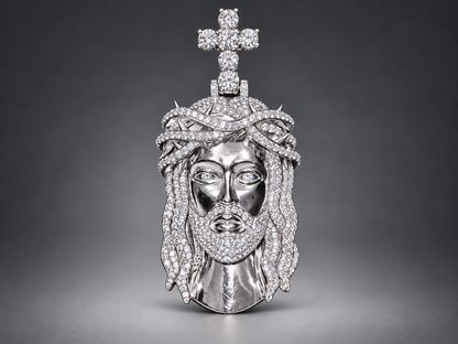 Crown Of Light 1-of-1 Lazo The Jeweller Super Jesus Pendant – Gold & Diamond Masterpiece
