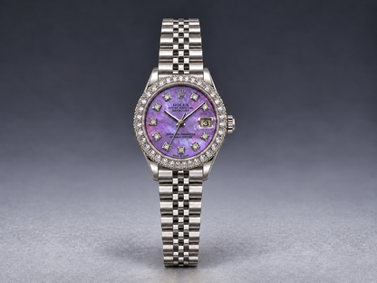 Rolex 26mm Datejust Stainless Steel Women’s Watch – Custom Dial Colors