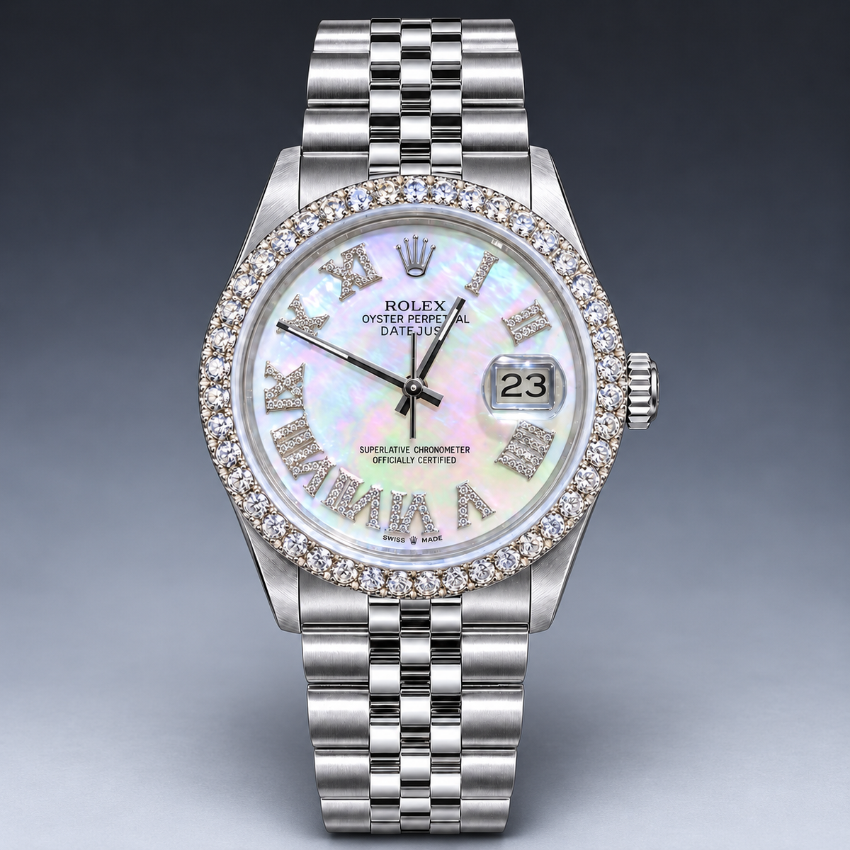 Rolex 36MM Datejust Two Tone & Stainless Steel Models With Box