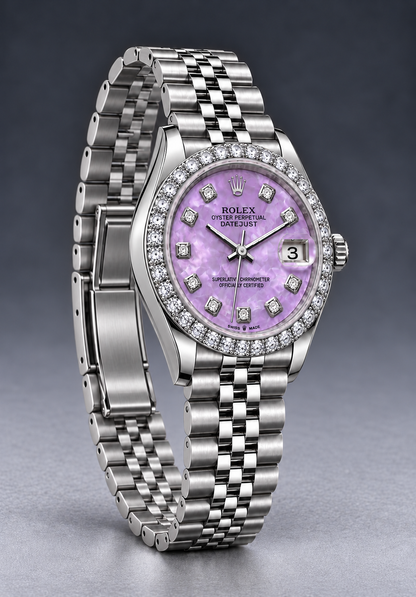 Rolex 26mm Datejust Stainless Steel Women’s Watch – Custom Dial Colors