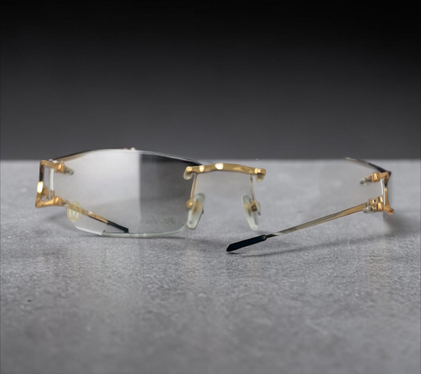 Gold & Silver Cartier glasses w Cartier lens