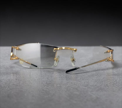 Gold & Silver Cartier glasses w Cartier lens