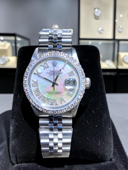 Rolex 36MM Datejust Two Tone & Stainless Steel Models With Box