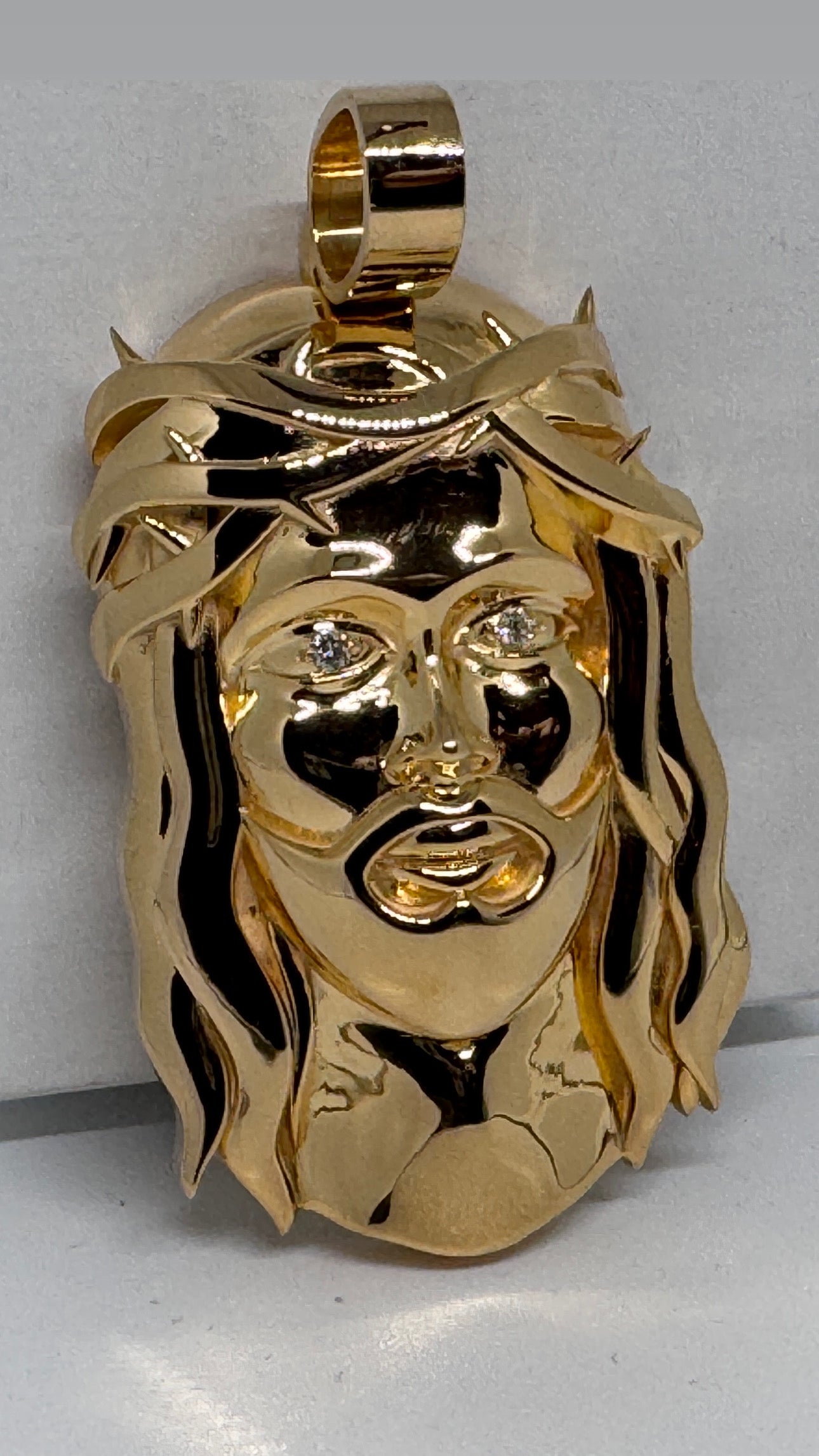 Semi Solid Gold Lazo Jesus Pendant - Designed by Lazo The Jeweller
