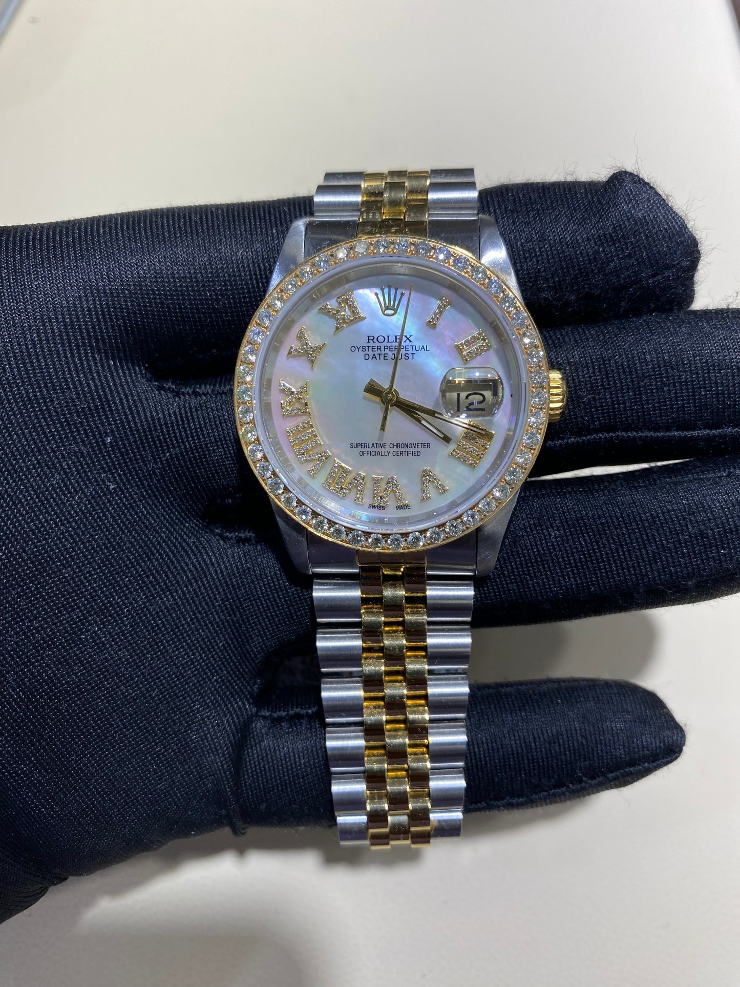 Rolex 36MM Datejust Two Tone & Stainless Steel Models With Box