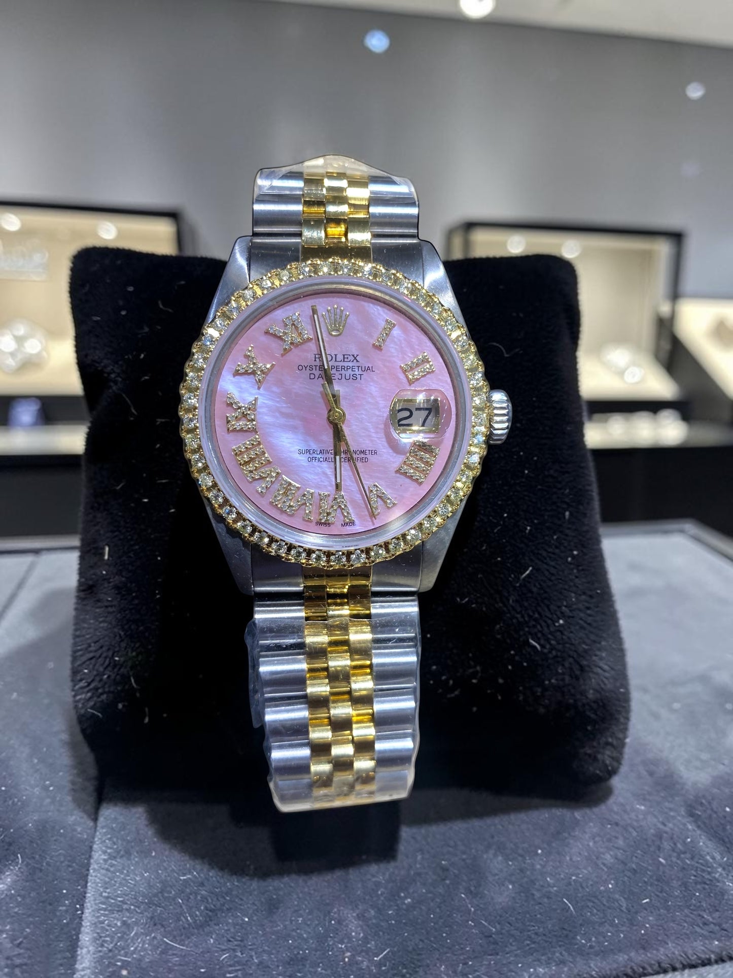Rolex 36MM Datejust Two Tone & Stainless Steel Models With Box